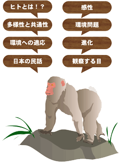 霊長類から学べる多様なテーマ