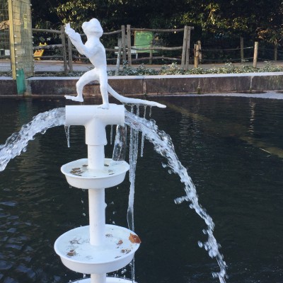 ボリビアの泉のつらら