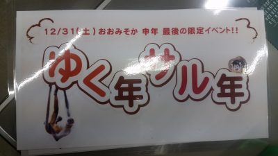 行く年サル