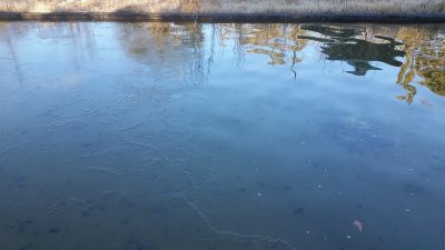 水と氷の境目