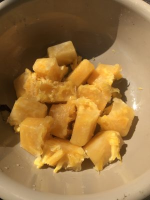 オレンジの氷