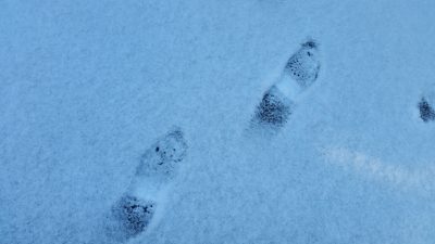 足跡の阿野くん
