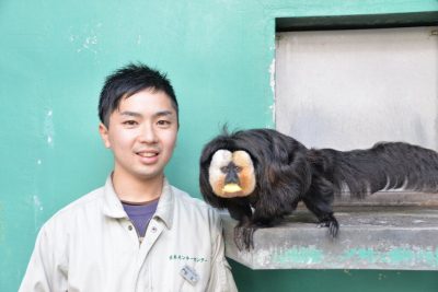 モップくんと2ショット