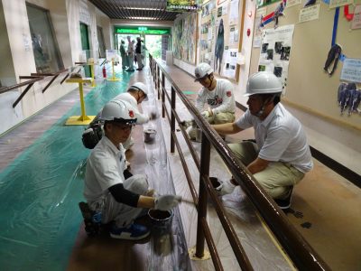 塗魂ペインターズ作業風景