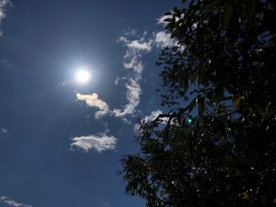 晴れた日の空